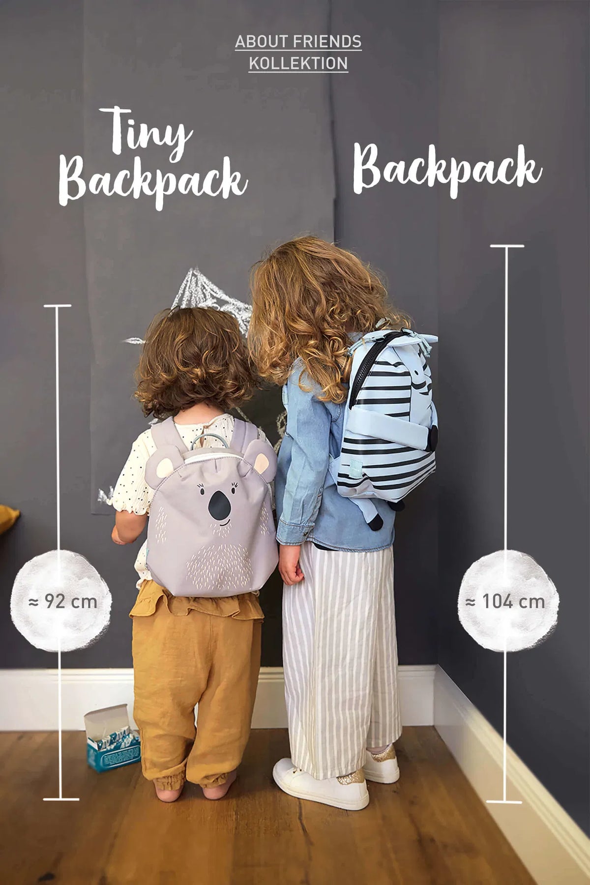 Lassig kleuter rugzak Tiny Backpack Chinchilla