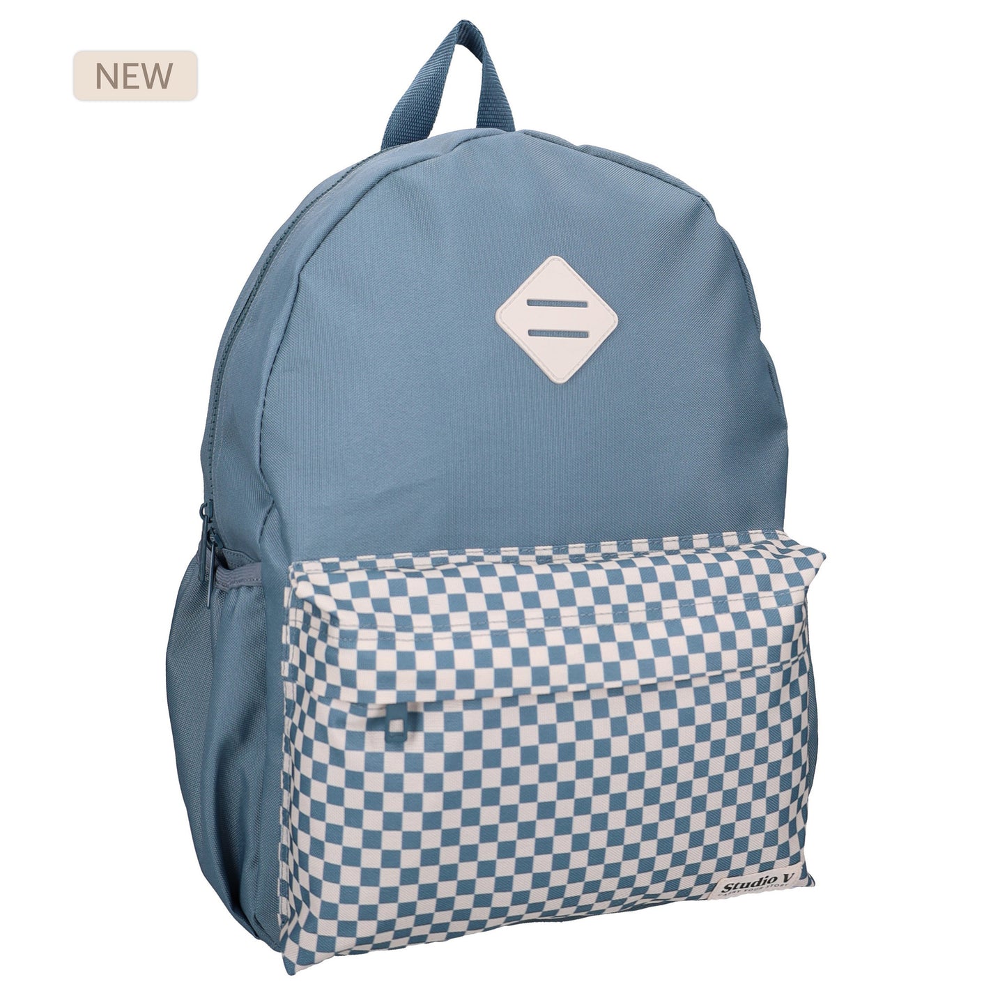 Rugzak Double Check blauw - Studio V