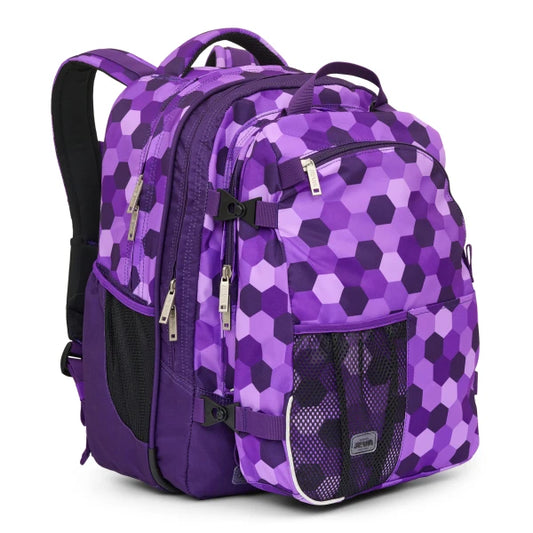 JEVA Rugzak Supreme Purple Cubes
