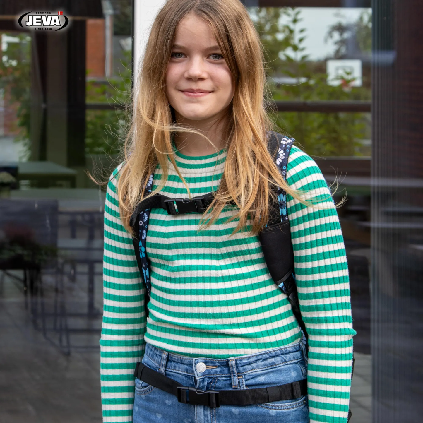 Ergonomische rugzak met borst en heupband middelbare school