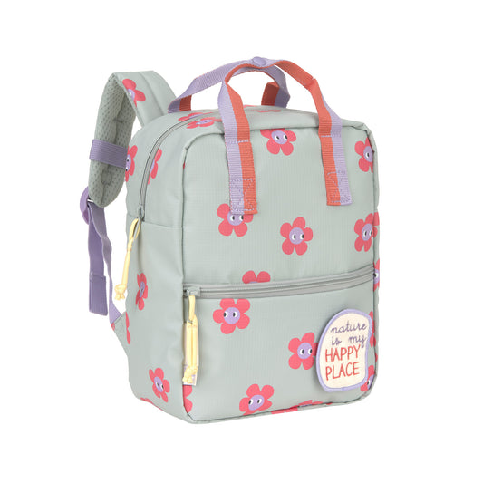 Lässig Schoolset Happy Trails Flower - Rugzak met lunchbox en drinkfles