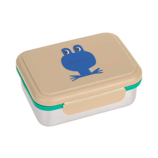 Lässig Schoolset Happy Trails Frog - Rugzak met lunchbox en drinkfles