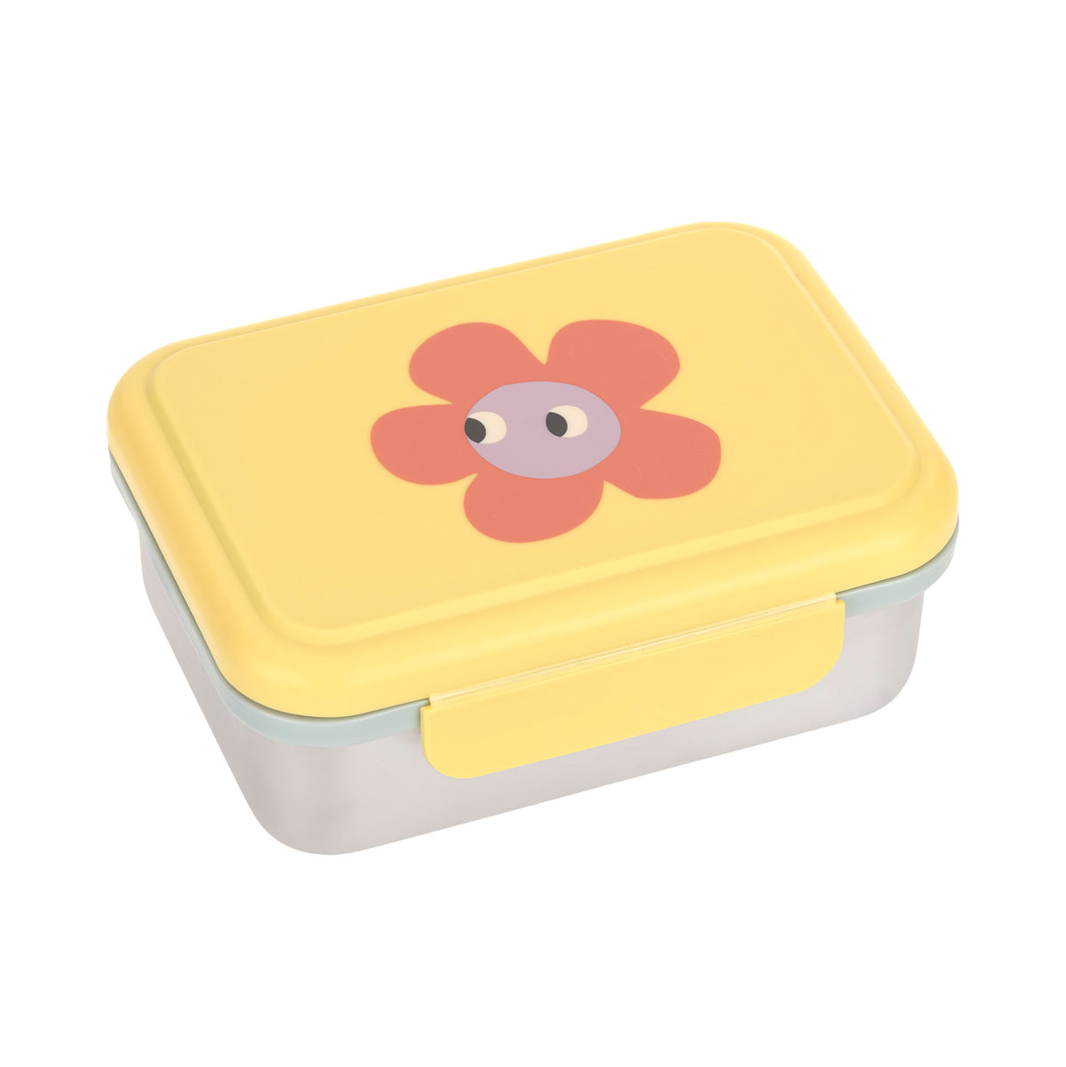 Lässig Happy Trails Flower Lunchset - lunchbox met drinkbeker