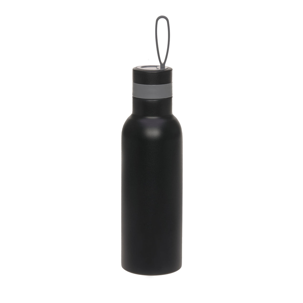 Lässig RVS drinkfles - Bold Black