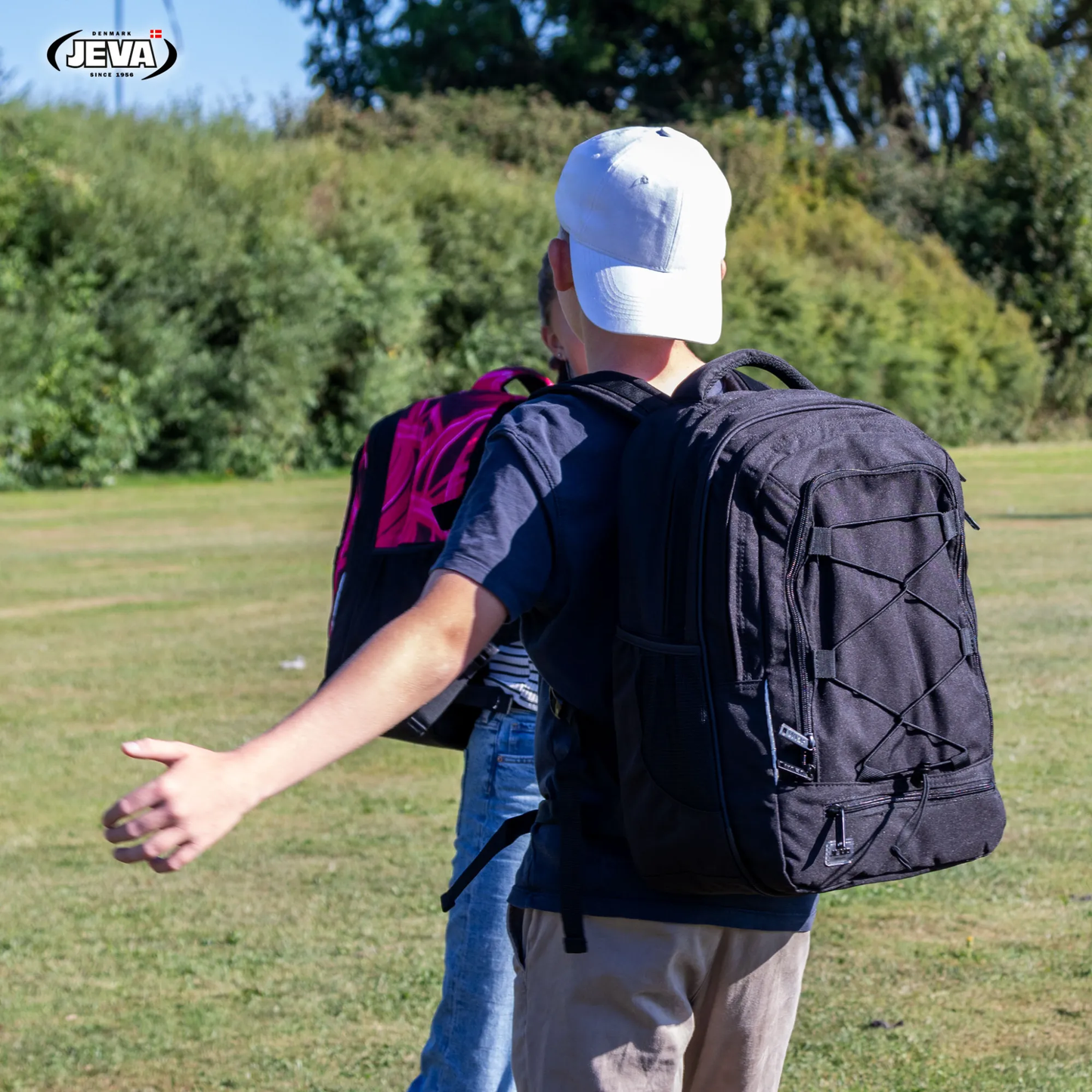 Zwarte rugzak voor school