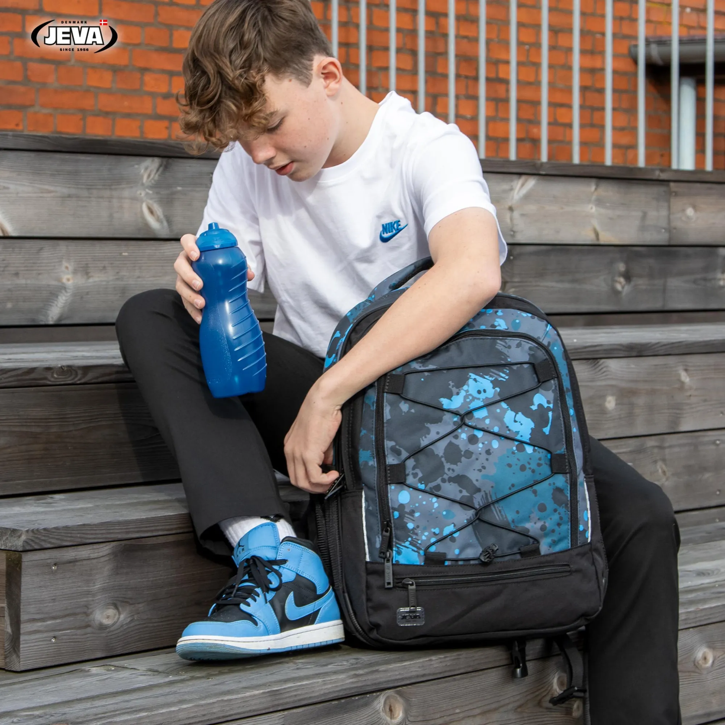Jongens rugzak voor de middelbare school ergonomische vormgeving