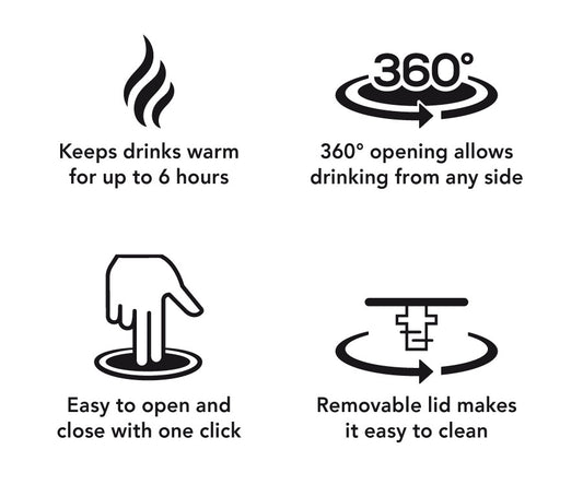 Thermosbeker TO GO Persion Red