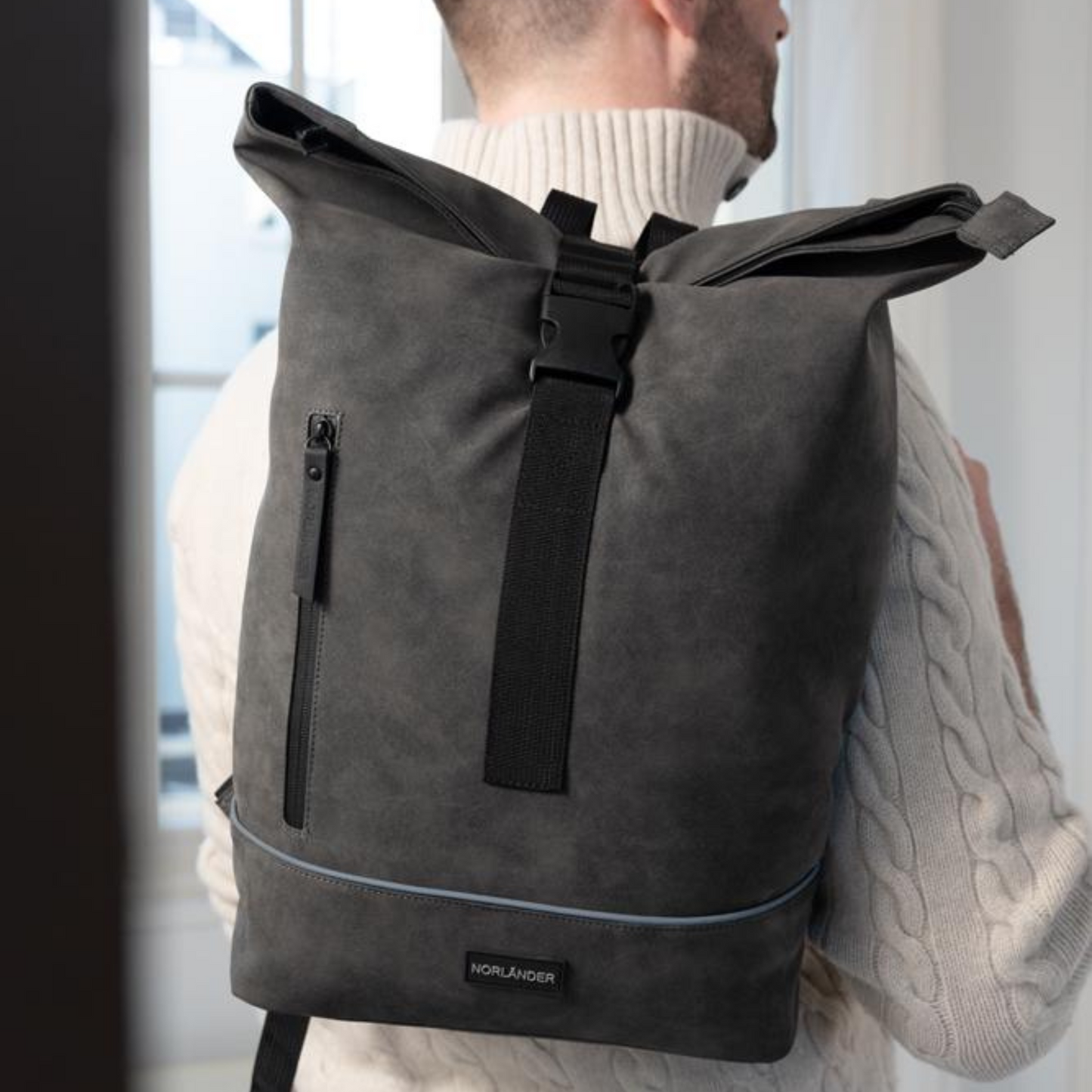 Norländer Urban Rugzak Nubuck Grijs
