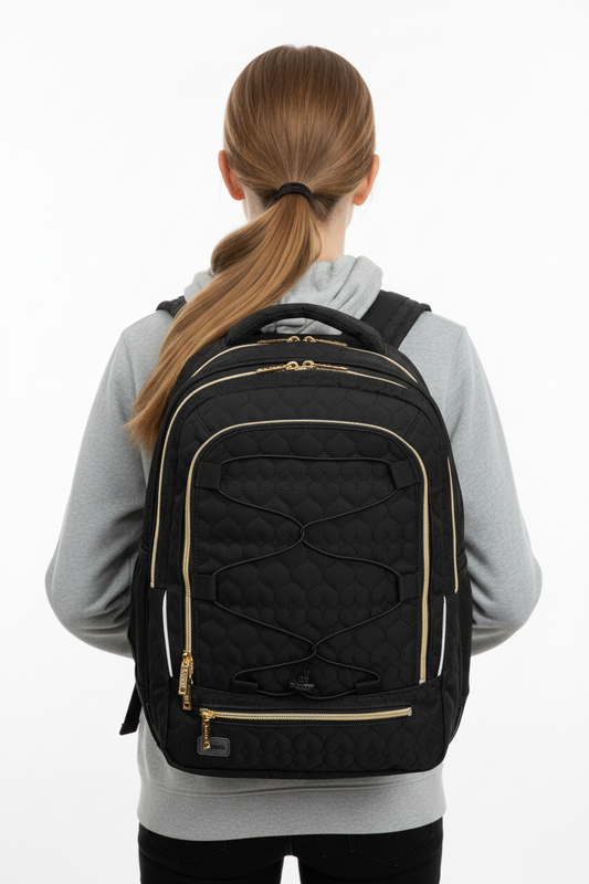 JEVA Moonless Quilt Survivor Schoolset – Ergonomische rugzak met etui