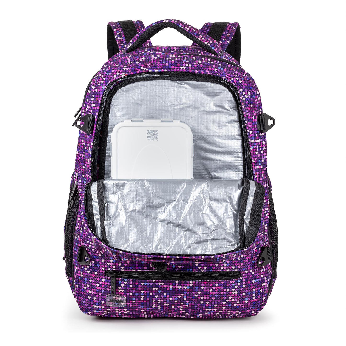 JEVA Rugzak Supreme Mosaik - ergonomische rugzak voor middelbare school