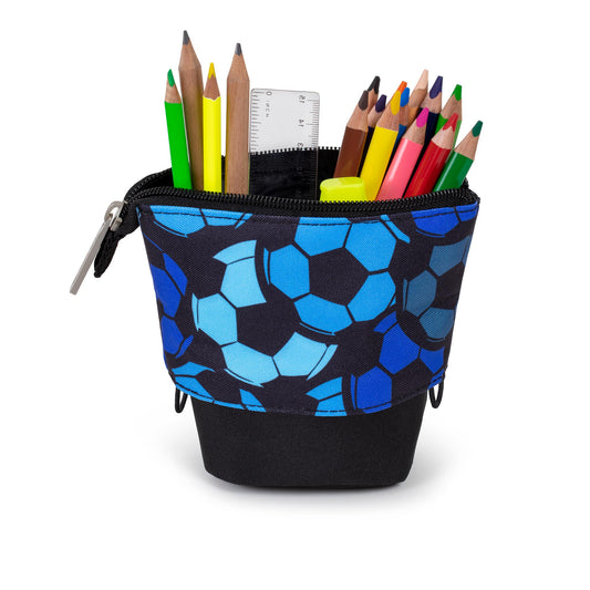 Etui met voetbalprint van het Deense merk JEVA