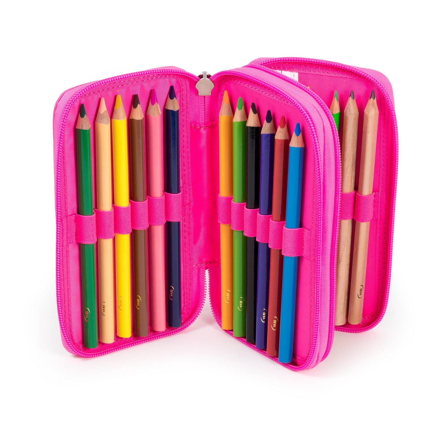 JEVA Etui Twozip Super Pink