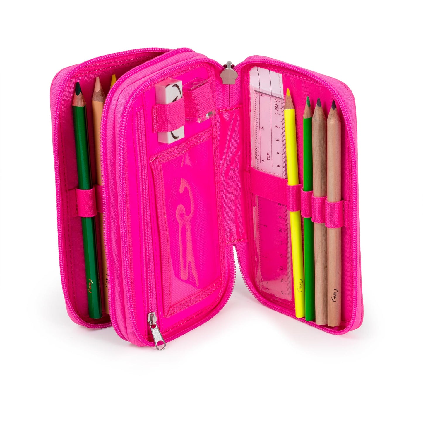 JEVA Etui Twozip Super Pink