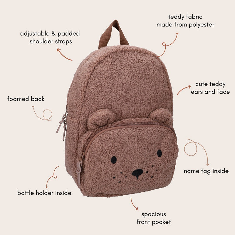 Kidzroom rugzak Comfort Friends Brown