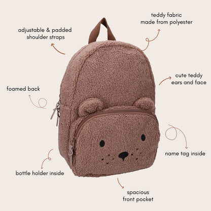 Kidzroom rugzak Comfort Friends Brown