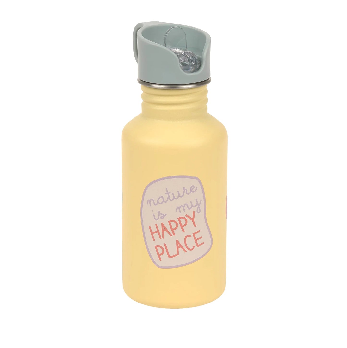 Lässig RVS Drinkfles Happy Trails Flower
