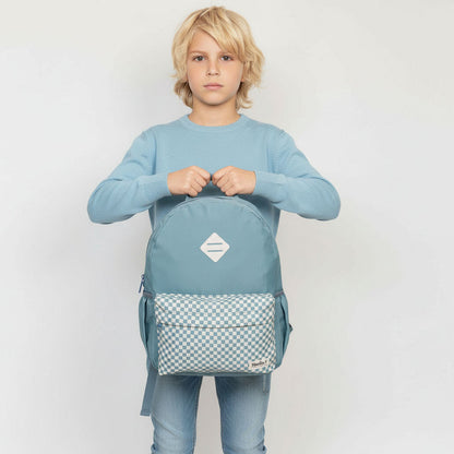 Rugzak Double Check blauw - Studio V