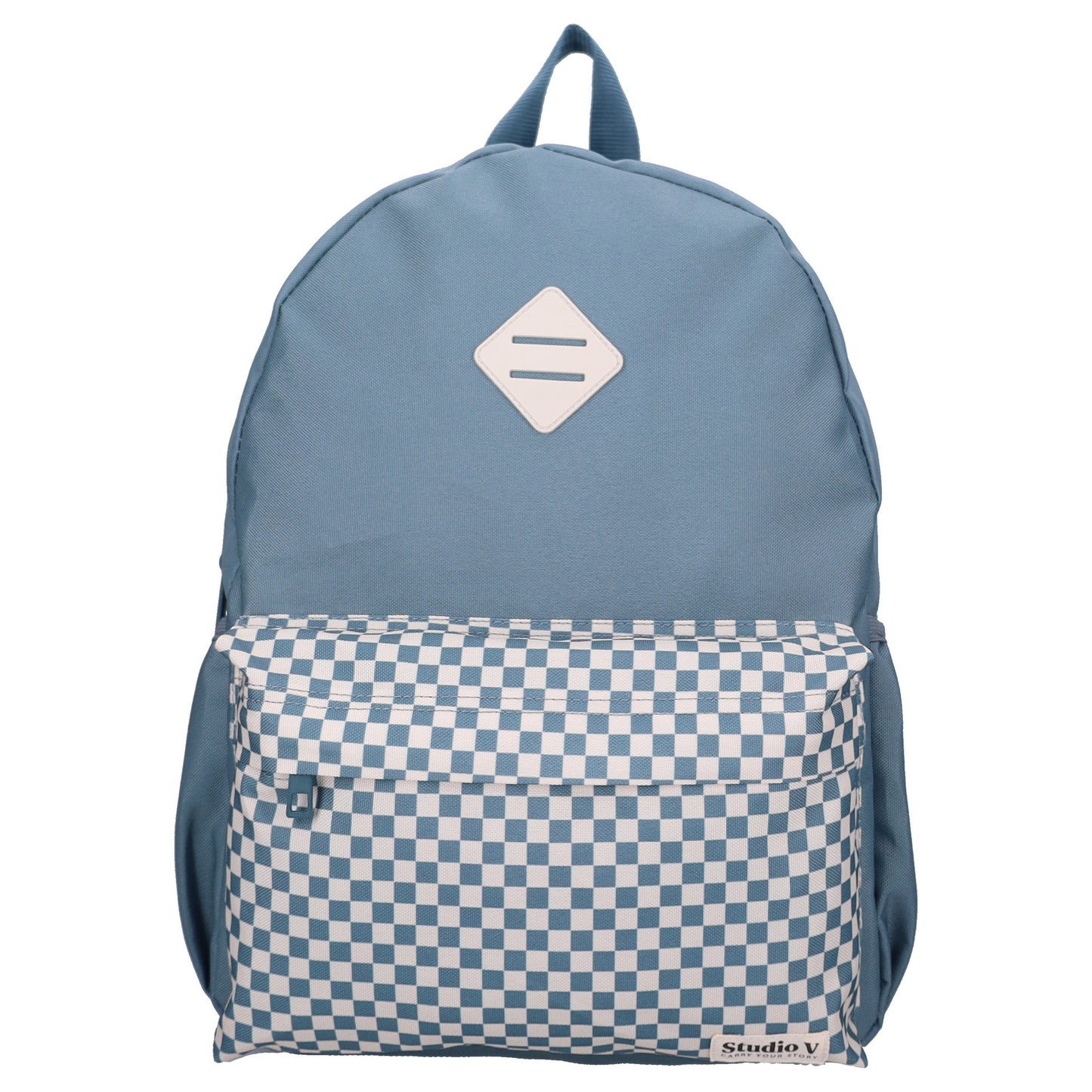 Rugzak Double Check blauw - Studio V