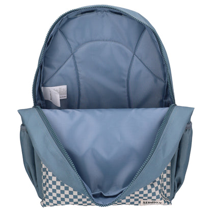 Rugzak Double Check blauw - Studio V
