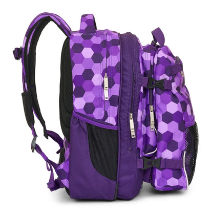 JEVA Rugzak Supreme Purple Cubes
