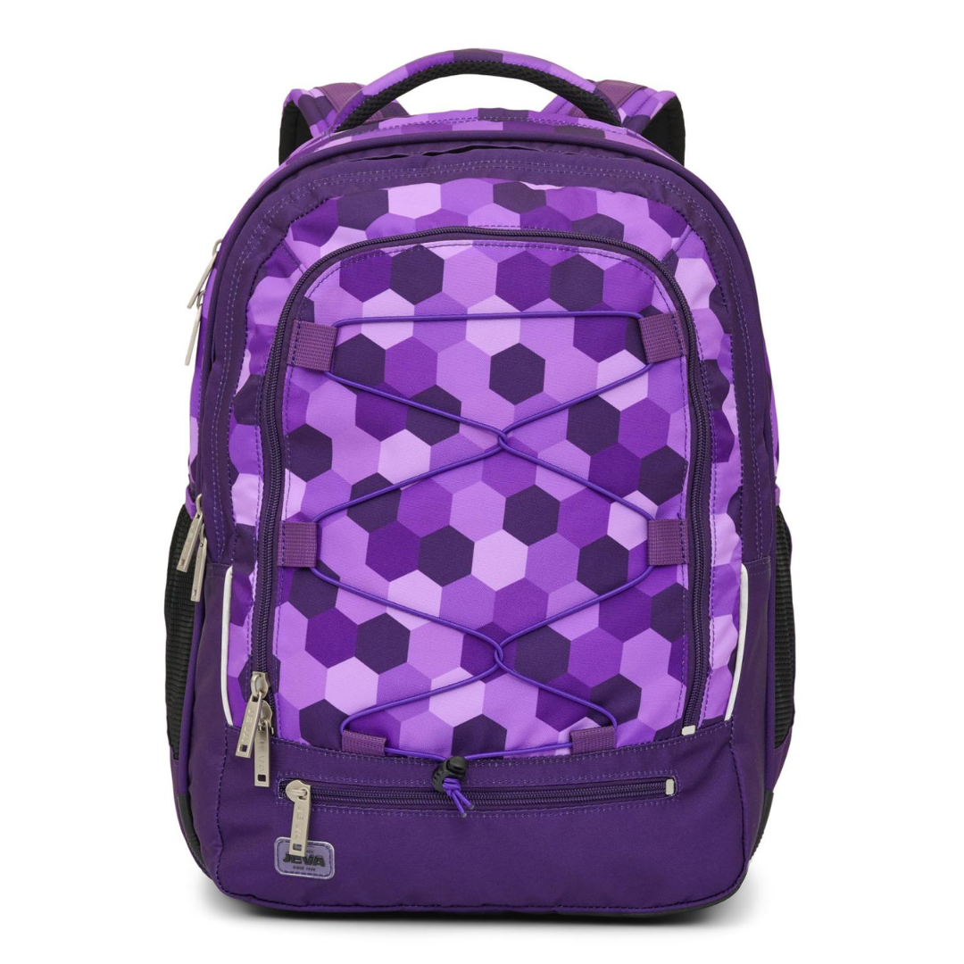 JEVA Rugzak Survivor Purple Cubes