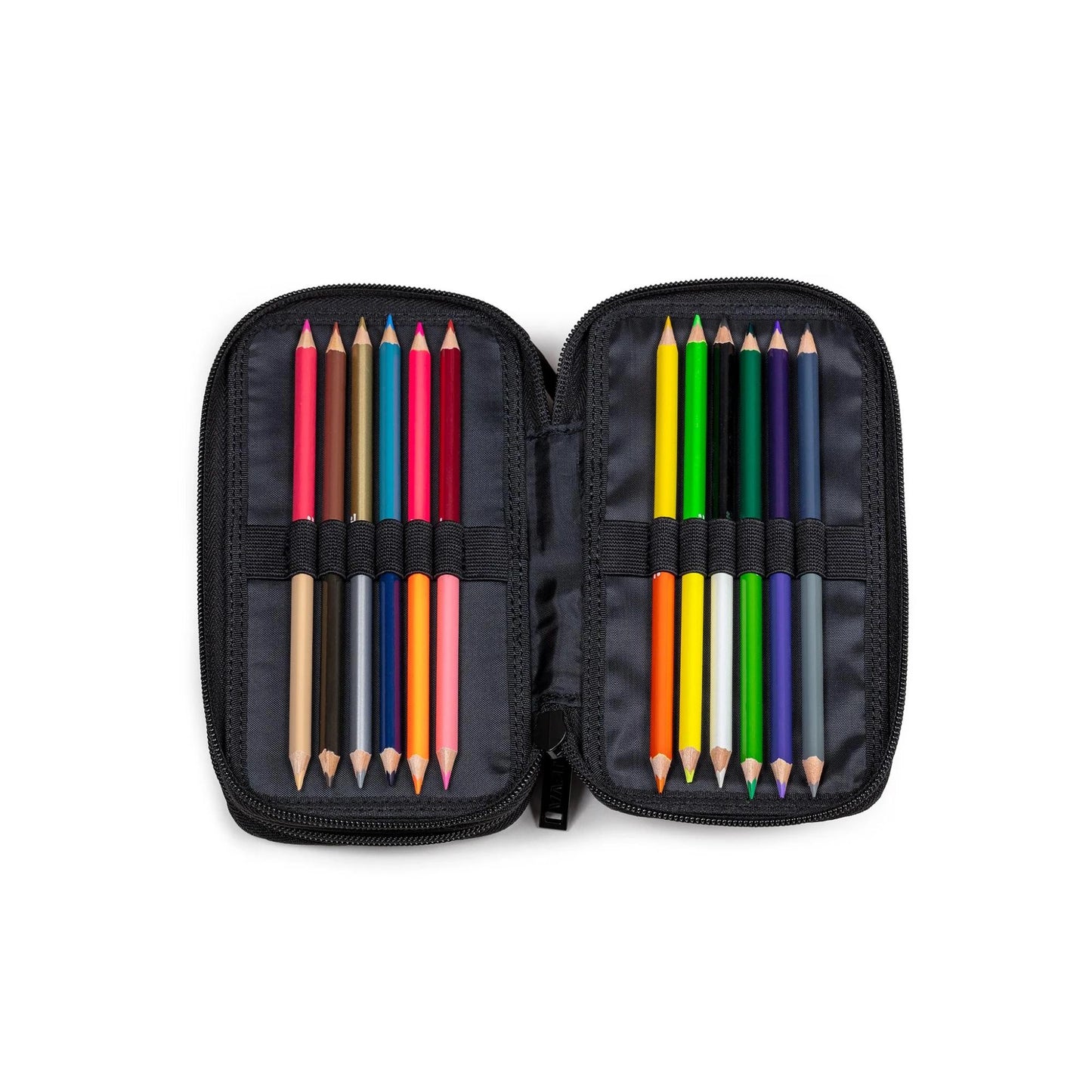 JEVA Etui Twozip Black