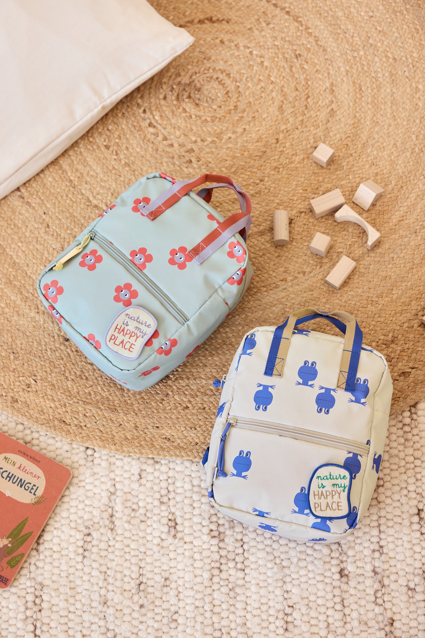 Lässig Mini Square Backpack Happy Trails Flower