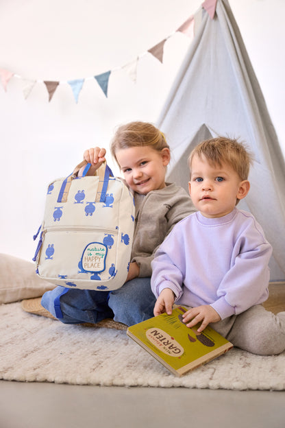 Lässig Mini Square Backpack Happy Trails Frog