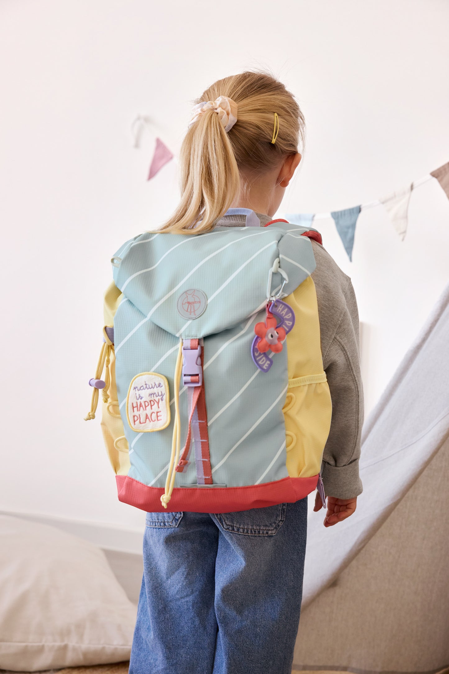 Lässig Big Outdoor Backpack Happy Trails Flower