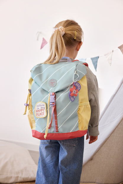 Lässig Big Outdoor Backpack Happy Trails Flower