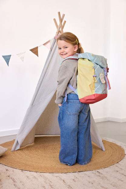 Lässig Big Outdoor Backpack Happy Trails Flower