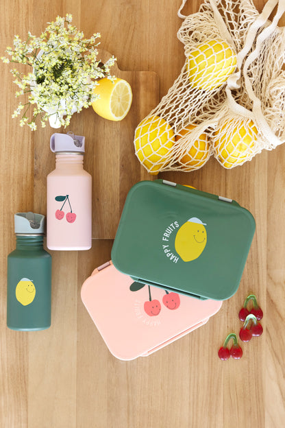 Lässig RVS Drinkfles Happy Fruits Lemon