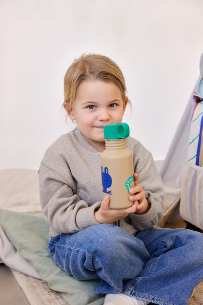 Lässig RVS Drinkfles Happy Trails Frog