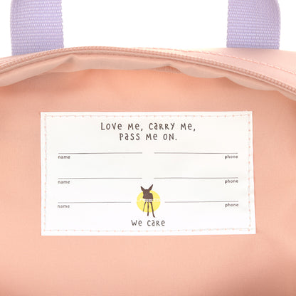 Lässig Mini Square Backpack Little Gang Cherry Peach