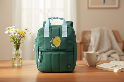 Lässig Schoolset Happy Fruits Lemon- Rugzak met lunchbox en drinkfles