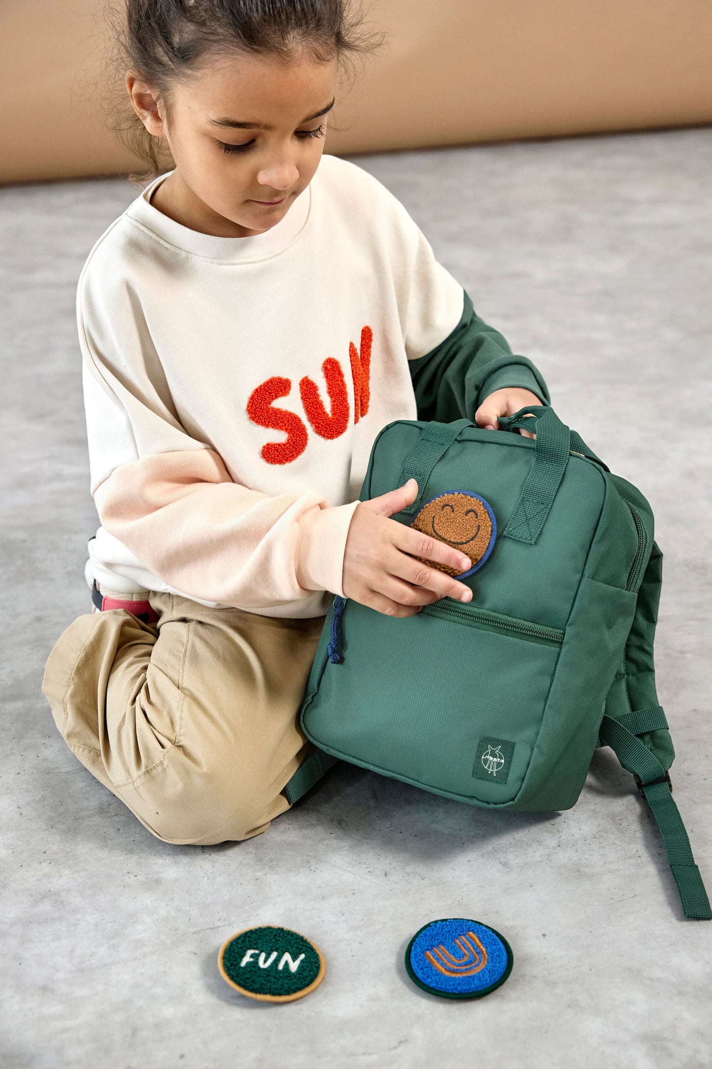 Lässig Mini Square Backpack Little Gang Dark Green