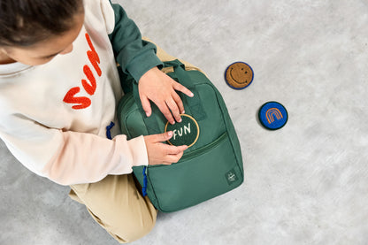 Lässig Mini Square Backpack Little Gang Dark Green