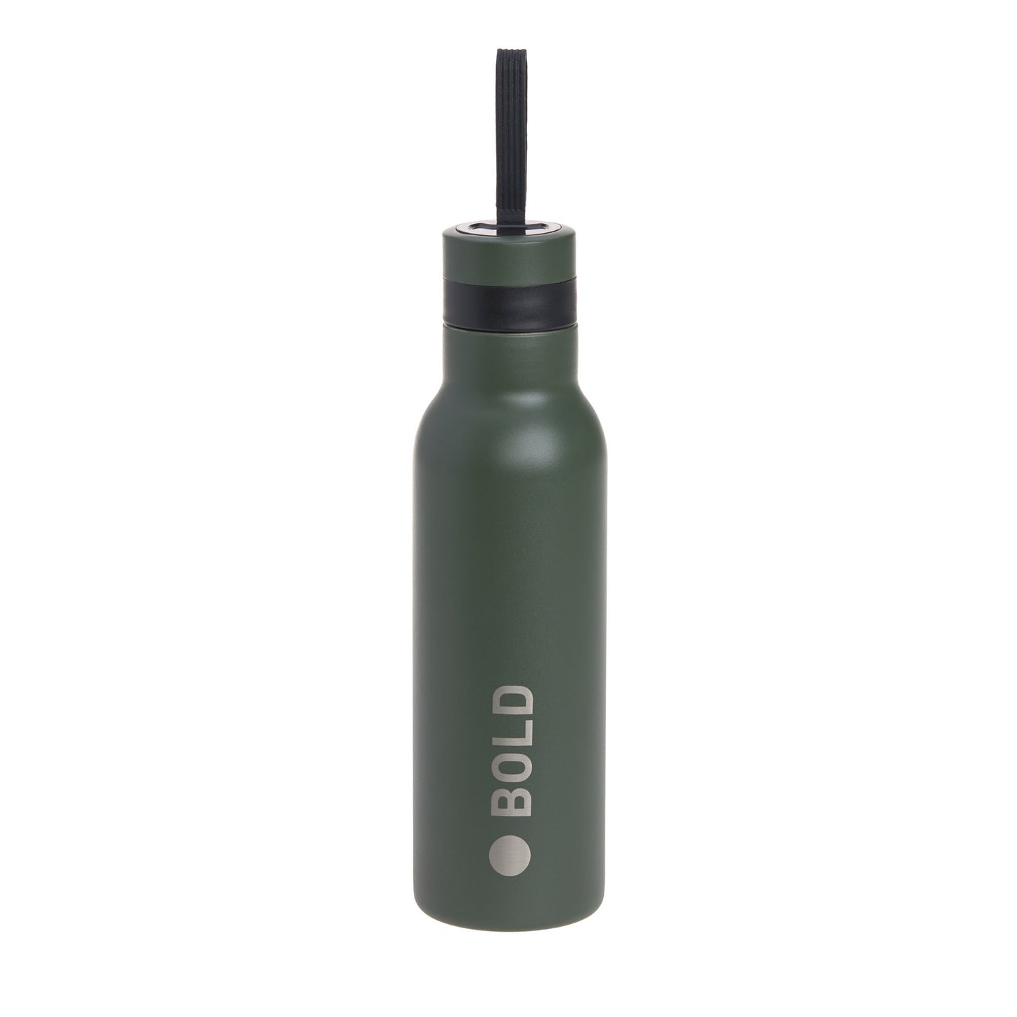 Lässig RVS drinkfles - Bold Dark Olive