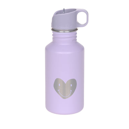 Drinkfles Stainless Steel Little Gang  Heart Lilac