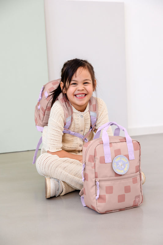 Lässig Mini Square Backpack Pattern Party Rose