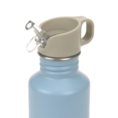 Lässig RVS Drinkfles Pattern Party Blue
