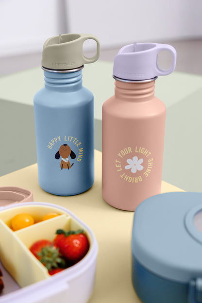 Lässig RVS Drinkfles Pattern Party Rose