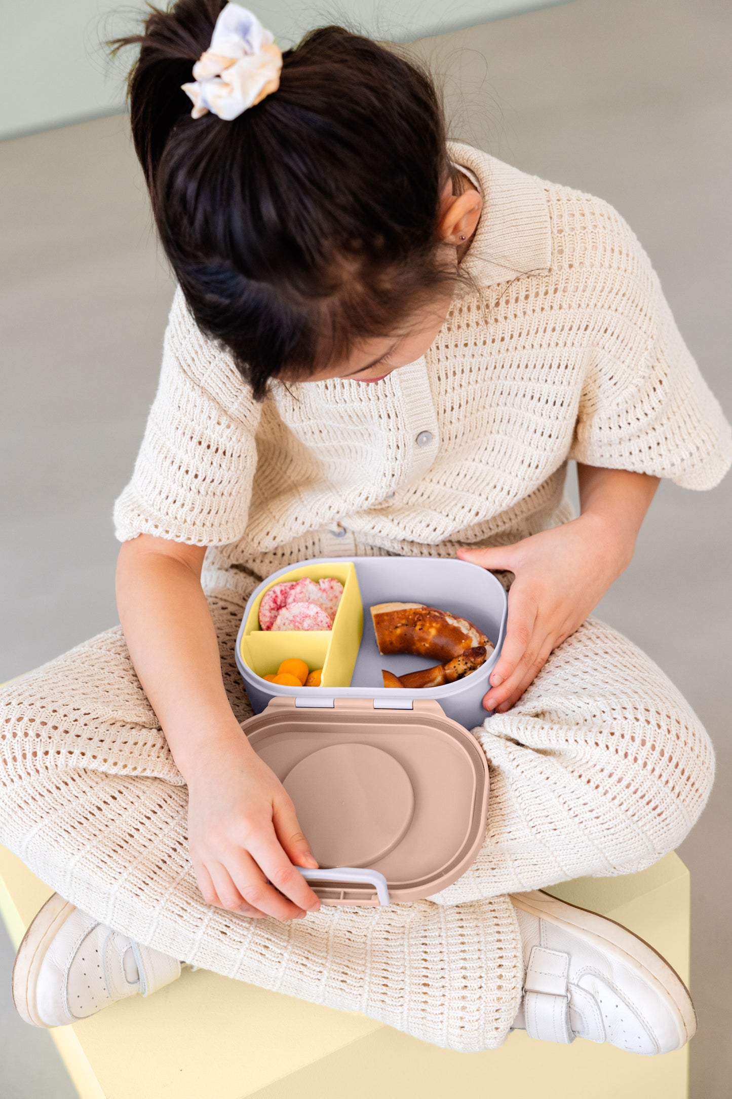 Lässig Style en Snack Lunchbox Pattern Party Rose Lilac