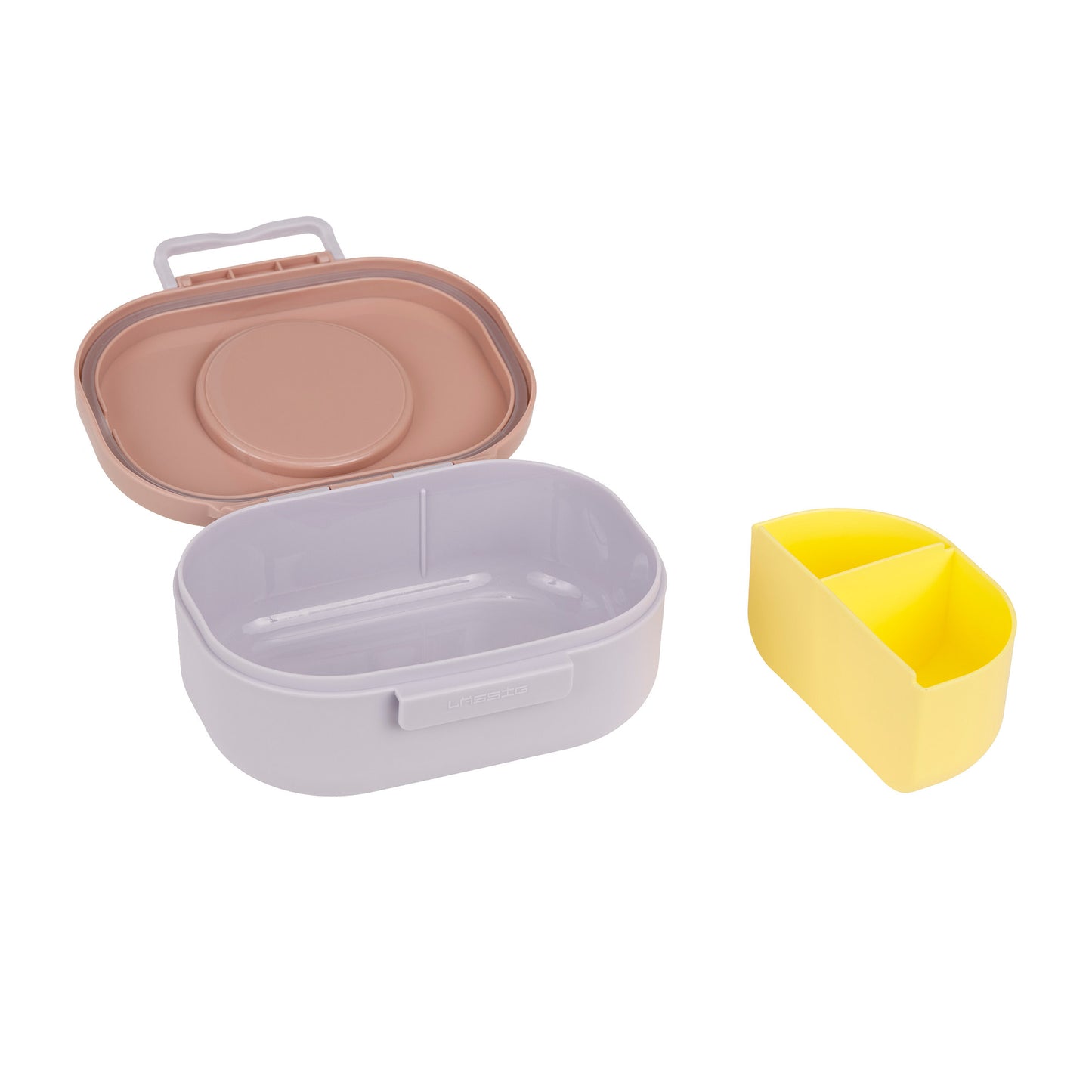 Lässig Style en Snack Lunchbox Pattern Party Rose Lilac