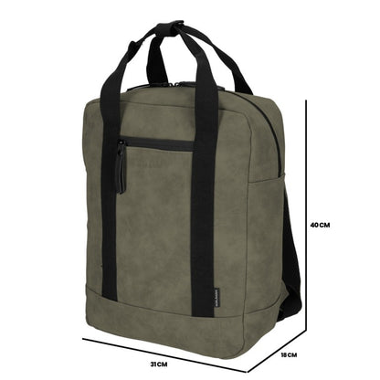Norländer Nubuck Rugzak Groen