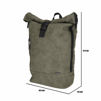 Norlander Roll Rugzak 2.0 nubuck groen