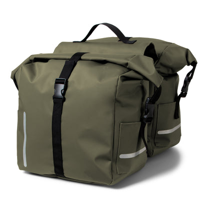 Norländer Tarpaulin Dubbele Fietstas Groen