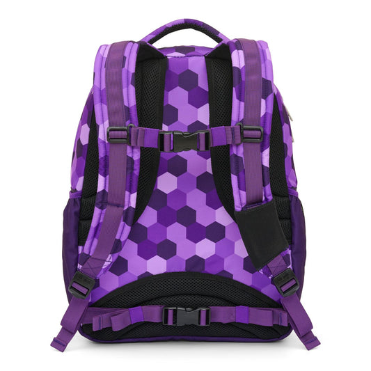 JEVA Rugzak Survivor Purple Cubes