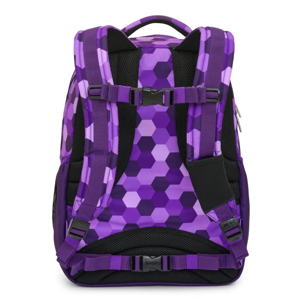 JEVA Rugzak Supreme Purple Cubes