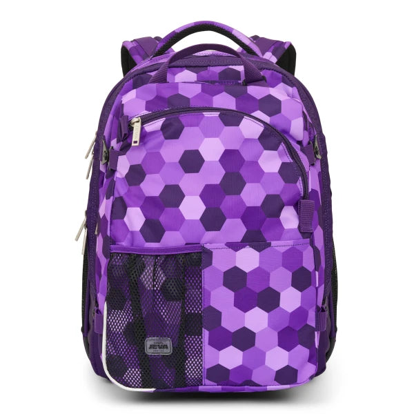 JEVA Rugzak Supreme Purple Cubes